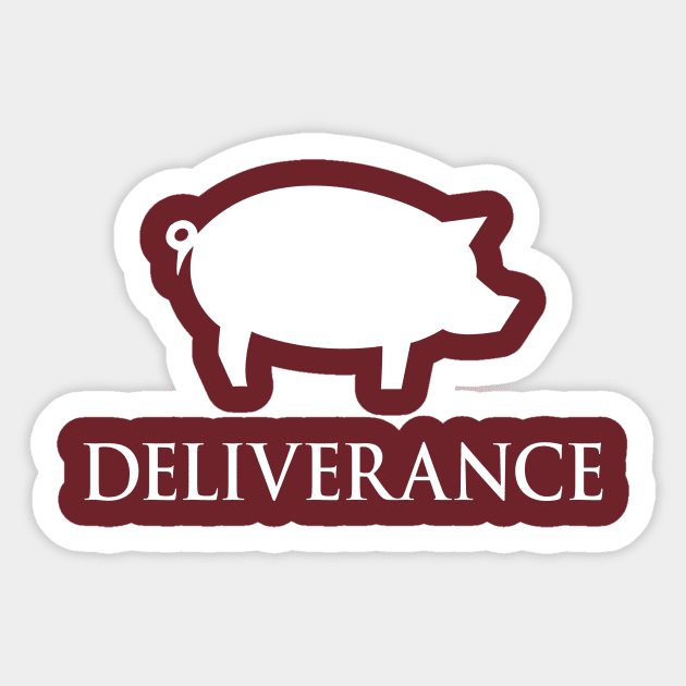 Deliverance Sticker by RyanBlackDesigns